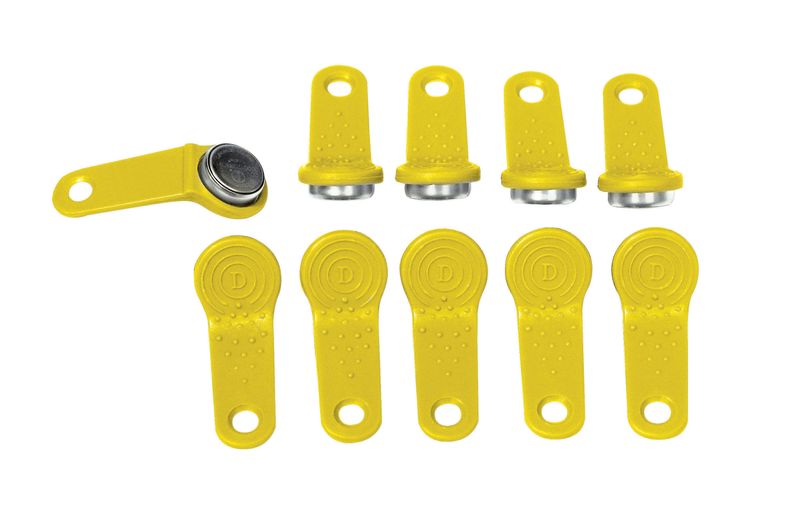 Bruker Nøkler - GULE (10 stk)